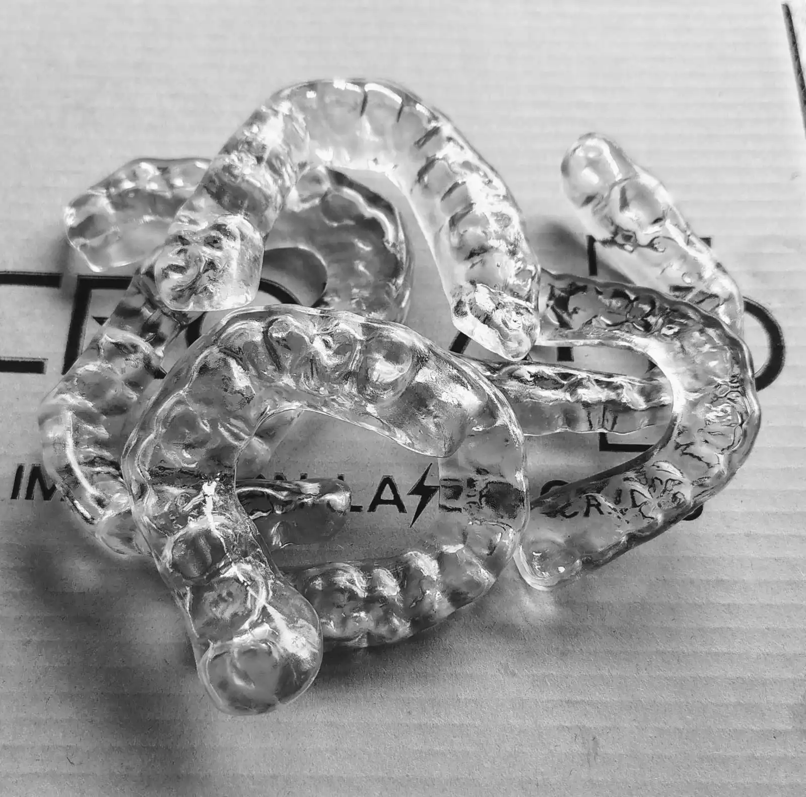 Placa miorrelajante impresa en 3D