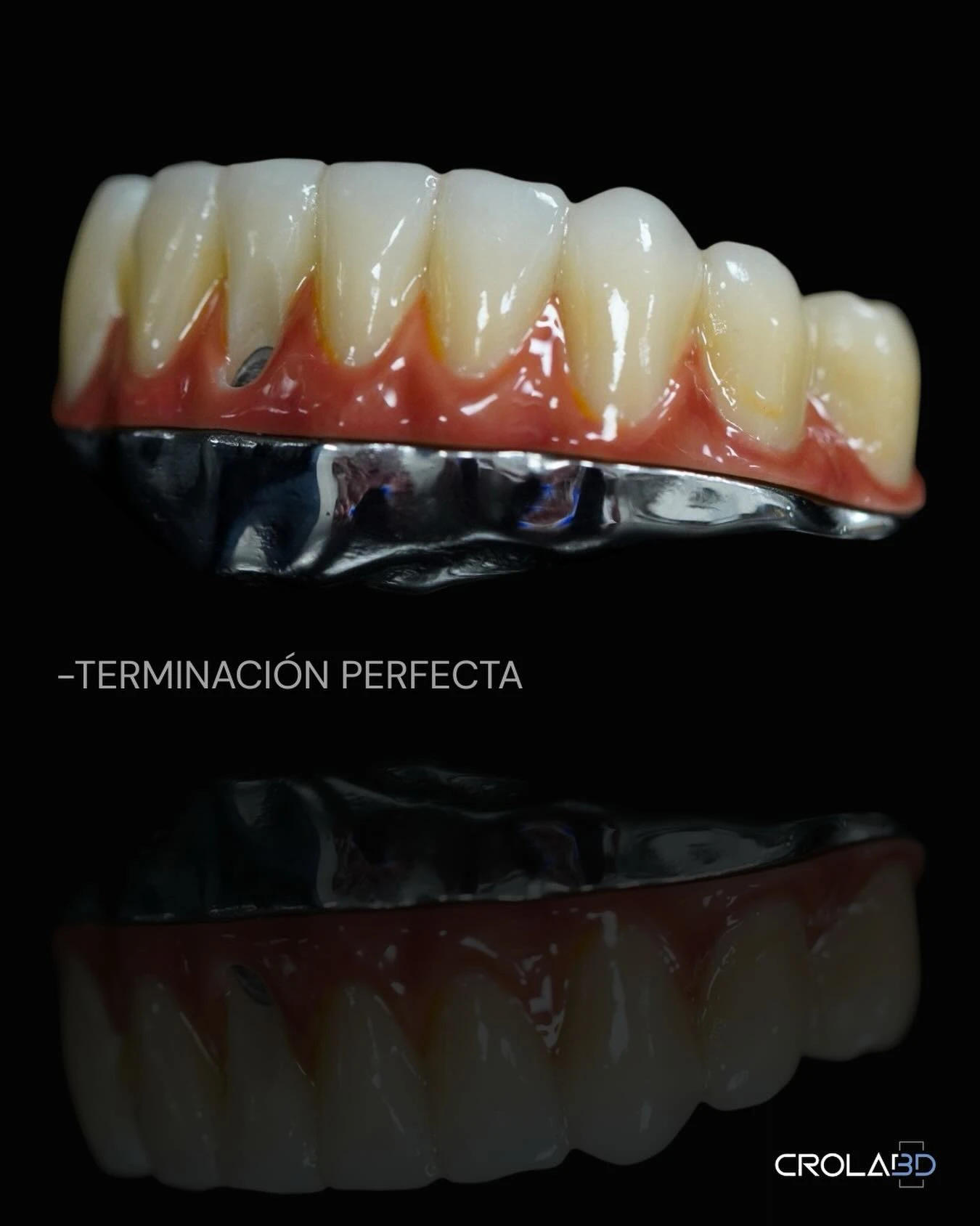 Prótesis en acrílico inyectado dental