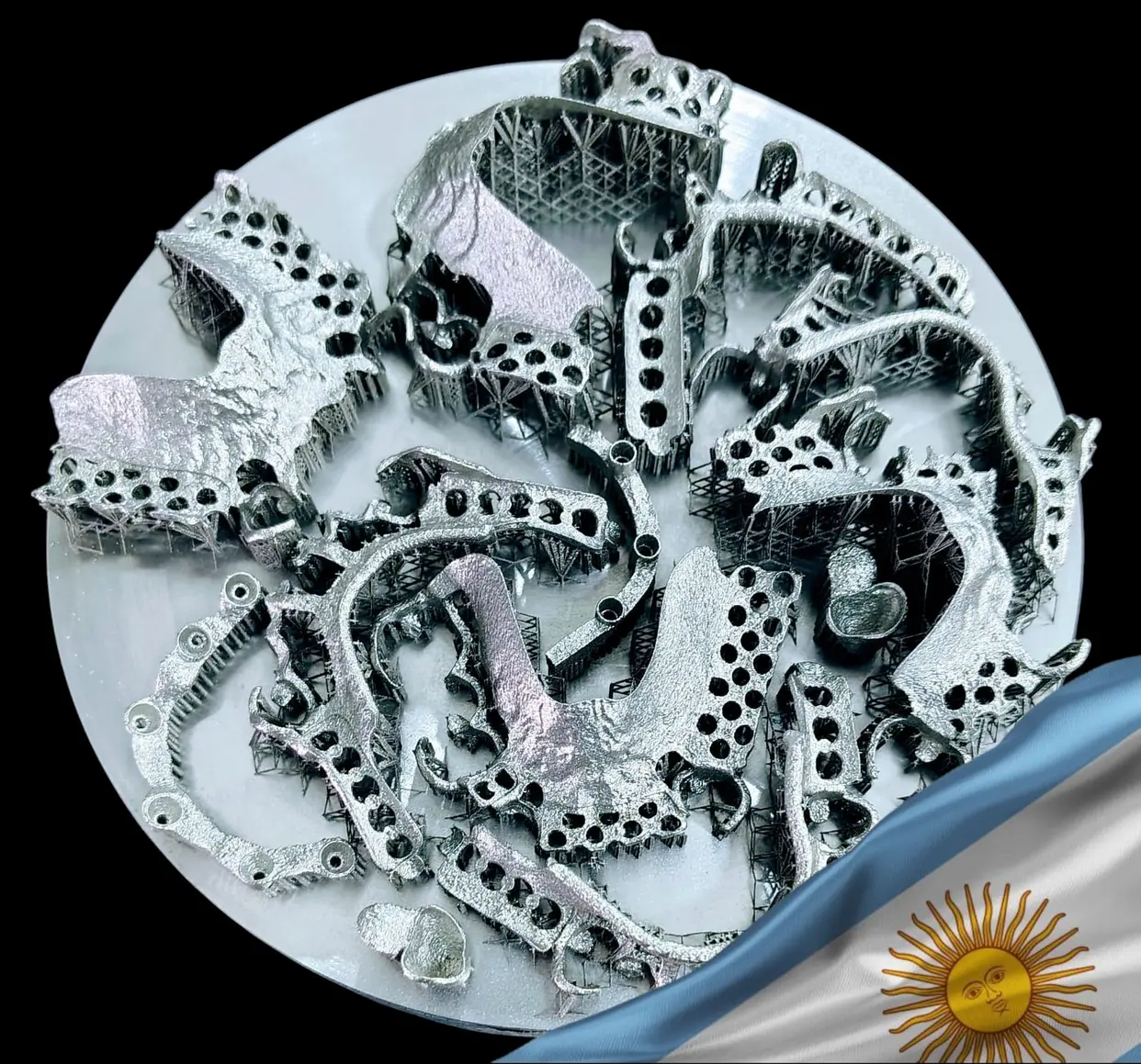 Servicio de impresión láser dental en cromo cobalto